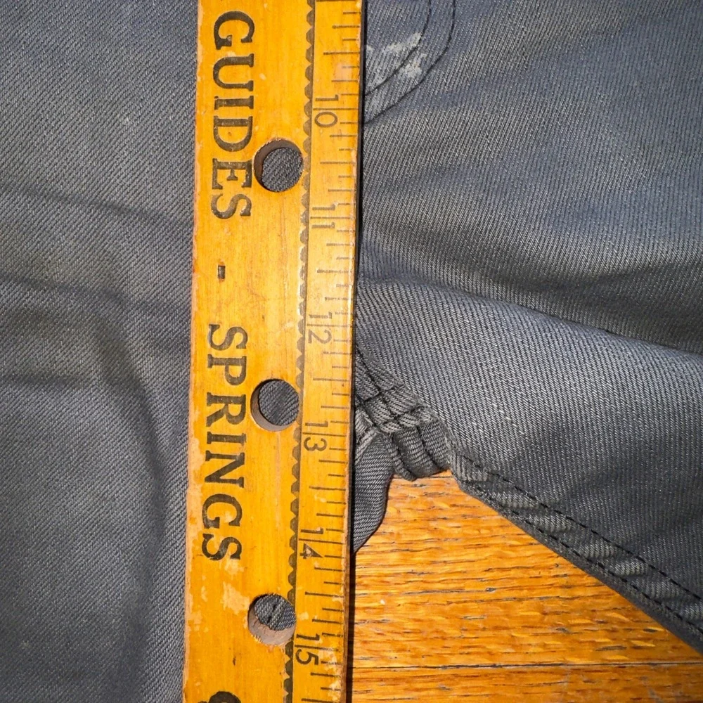 Levis 511 Slim Fit Jeans Mens 34x34 Charcoal Gray Dark Slate Denim Pants